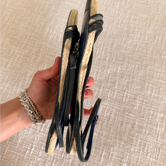 Burberry Blue espadrilles and Black Lace-Up Flat Sandals - Picture 5 of 5